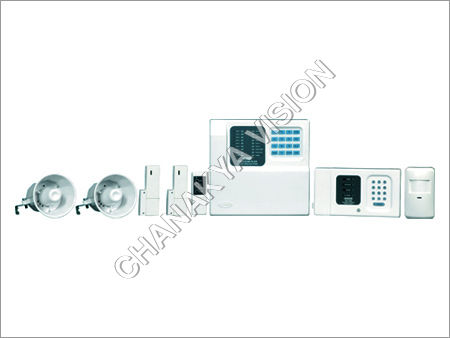 Chrome Steel Wireless Intruder Alarm System Package With Speech