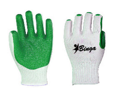 Laminated 7G/10G High Bleached T/C Shell Safety Glove