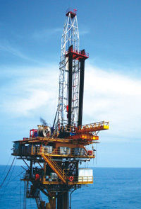 Offshore Drilling And Workover Rig 