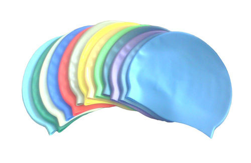 Waterproof Seamless Silicone Swim Cap And Swim Hat For Adult