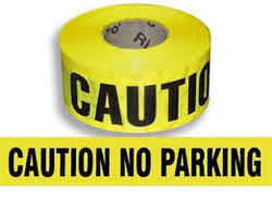 No Parking Caution Tape