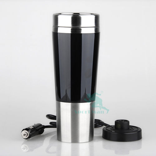 450Ml Electric Self Heating Travel Mug Thermos Coffee Mugs at Best