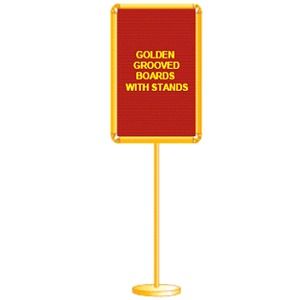 Single Pole Golden Stand