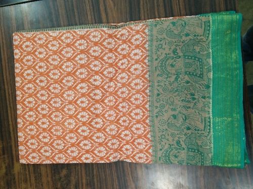 Cotton Saree Screen Printing Job Work Services