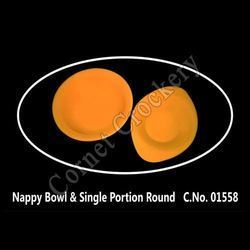 Nappy Bowl and Single Portion Round