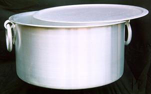 Aluminium Pots Top With Round Handle 