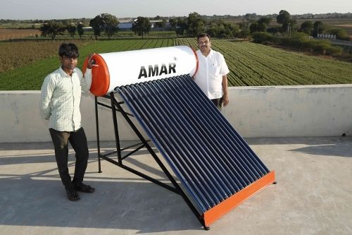 Domestic Solar Water Heater - High-Quality Components, Robust Design, High Functionality, Easy to Use, Low Maintenance