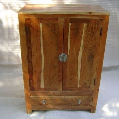 Wooden Cupboard W/2 Doors & 1 Drawer