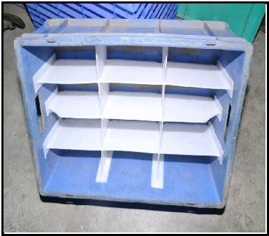 Plastic Crate With Channel Patti
