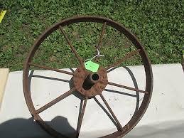 Wooden Cart Iron Wheel