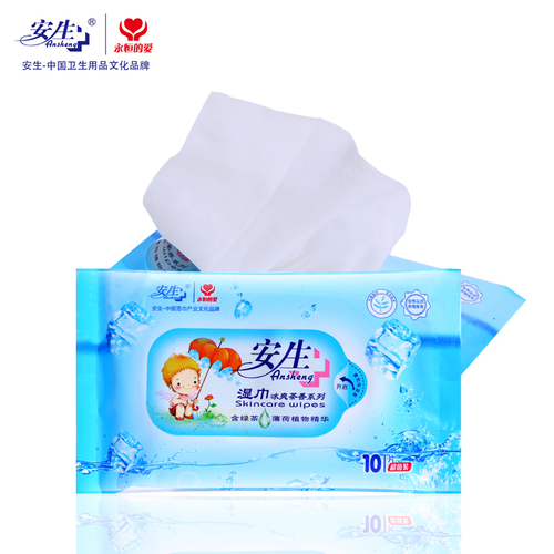 Spunlace Non-Woven Fabric Green Tea Fragrance Cleaning Skin Care Wipes ...