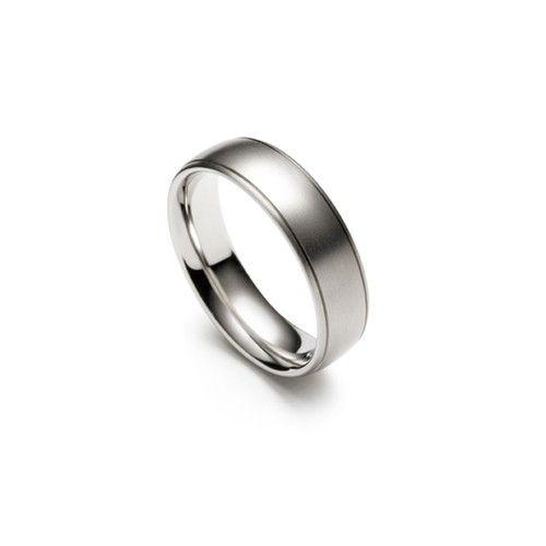 Mirror Polish Twin Groove Christian Bauer Wedding Ring 