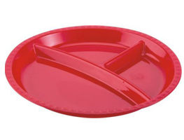 Plastic Round Plates - Durable Plastic Material, Versatile Dining Essentials for Everyday Use