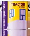 Tractor Enamel Paint - Solvent-Based Durable Finish | Long-Lasting Gloss, Excellent Washability, Affordable Protection