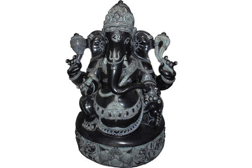 Lord Ganesha Statues - High-Grade Metal Fabrication | Aesthetic Beauty, Enchanting Designs, Perfect Finishing