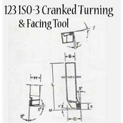 Cranked Turning and Facing Tool