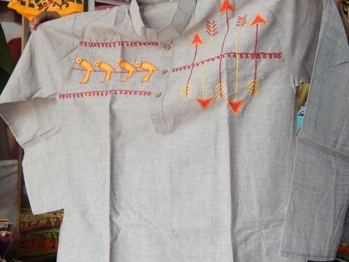 mens embroidered kurta