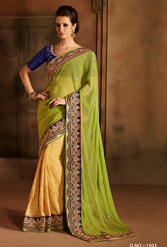 Designer Saree - Premium Fabric, Elegant Traditional Styles, Vibrant Colors And Superior Durability