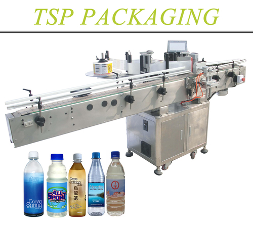 High Servo Motor Automatic Wrap Around Bottle Sticker Labeling Machine