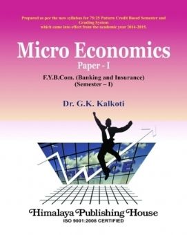 Micro Economics Paper I Book