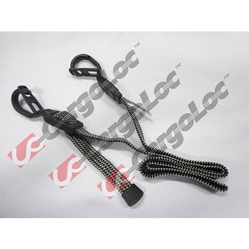 Adjustable Flat Bungee Cord With Latches