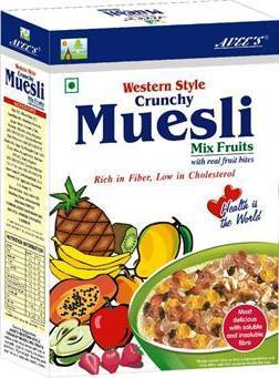 Western Style Crunchy Museli-Mix Fruits