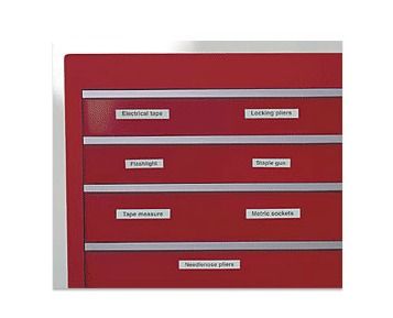 Magnetic Toolbox Label