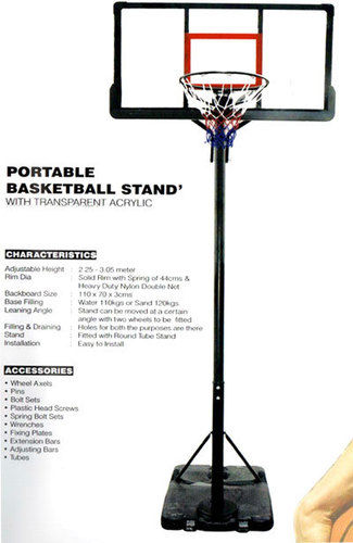 Backyard Basket Ball Poles With Acrylic Board