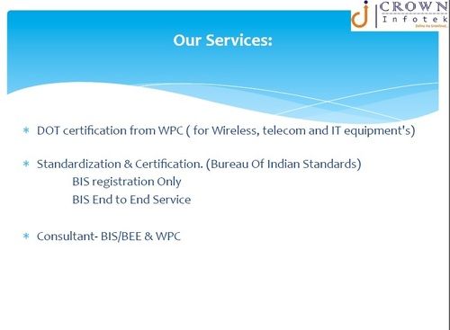 Certifications And Approval Services For Bis Bee Wpc