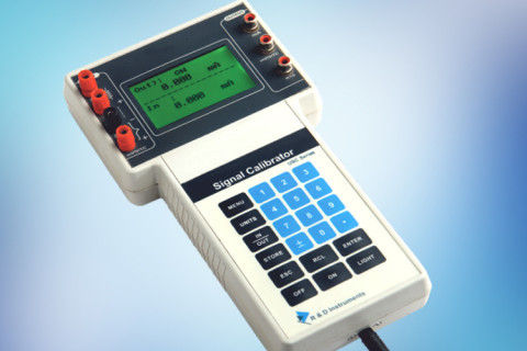 Signal Calibrator - Microcontroller Based, Portable Design with Graphical Display, Loop Power Supply, Internal Cold Junction Compensation, and Feather Touch Key Pad