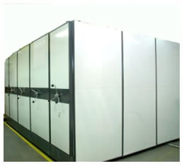 Mobile Shelving - Top Grade Steel, Anti-Friction Bearing , Scratch Resistant and Easy Handling Features