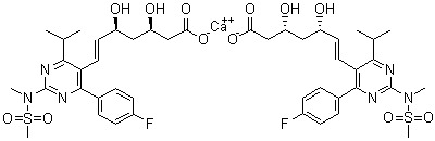 Brown Rosuvastatin Calcium