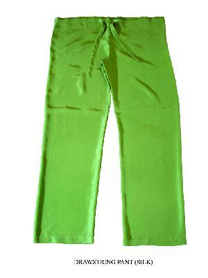 Drawstring Silk Pant