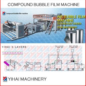  5 लेयर्स कंपाउंड पे बबल फिल्म मेकिंग मशीन 