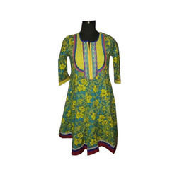 Ladies Cotton Anarkali Kurti