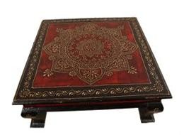 Brown Painted Chowki