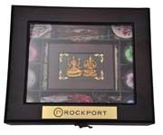 Rockport Gold Plated Laxmi Ganesh Murti Stand