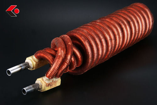 Coil Copper Finned Tube Heat Exchanger