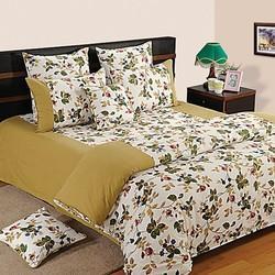 Cotton Printed Bed Sheet Display Color: Red