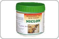 Niclon Niclosamide 75% W/w पाउडर