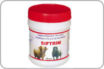 Siftrim Sulphamethoxazole 10% W/W & Trimethoprim 2% W/W Vet Oral Powder