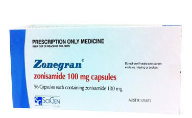 Zonegran Zonisamide 100 mg Capsules