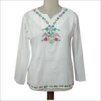 Ladies Embroidered Tops