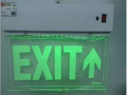 LED Laser Etched Exit Signage