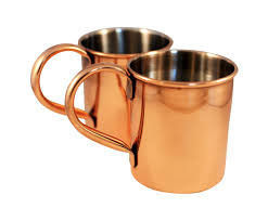 Stainless Steel And Copper Mugs