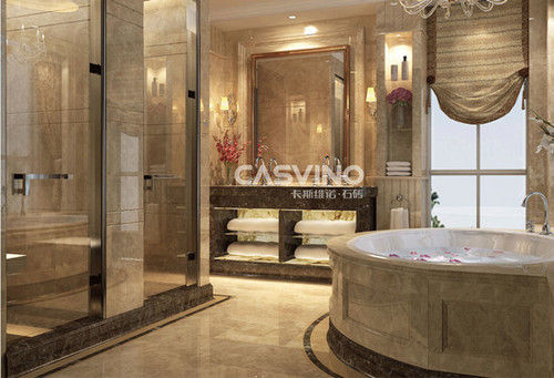 Beige Marble Tiles Flooring