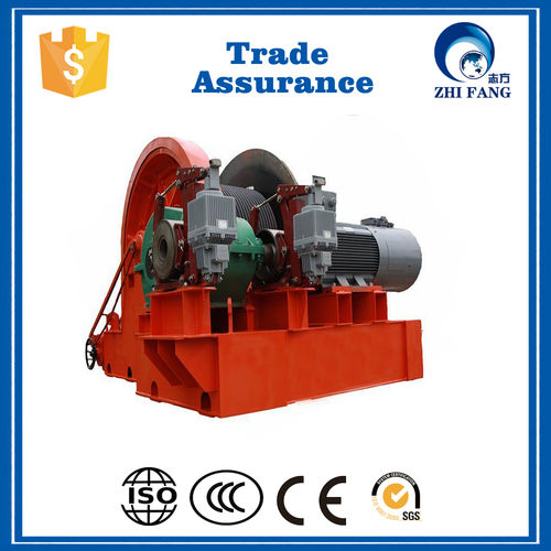 European Style Open Winches Used For Birdge Crane