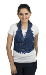 Sleeveless Denim Jacket