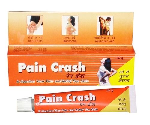 Pain Crash Ointment Fat Contains (%): 1.2 Grams (G)