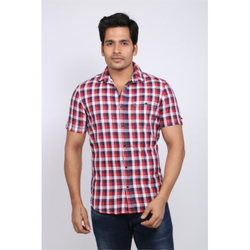 Fancy Checked Men Cotton Shirts